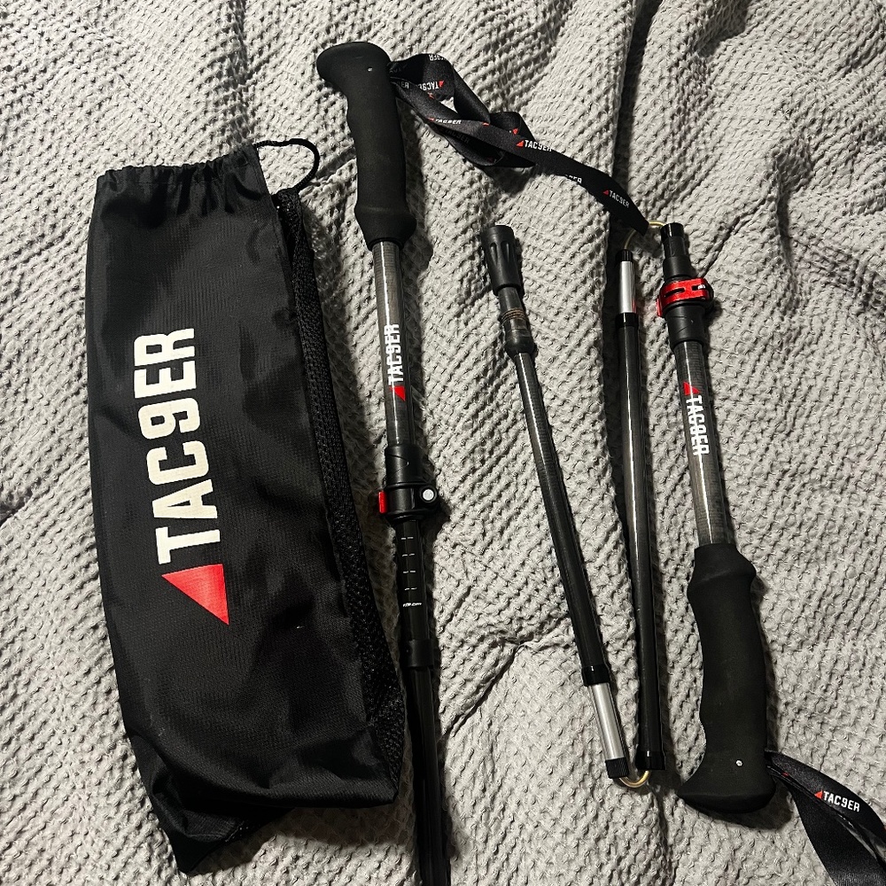 Tac9er carbon fiber trekking poles